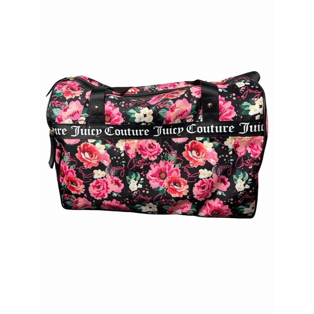 NWT Juicy Couture Rose Ping Romantic Sport Yourself Overnighter Duffel Bag $109